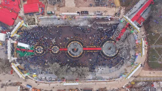 Helicopter raids to Medaram commenced