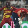 England spun out by West Indies at T20 World Cup