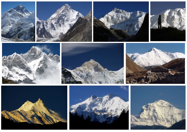 List of highest mountains on Earth