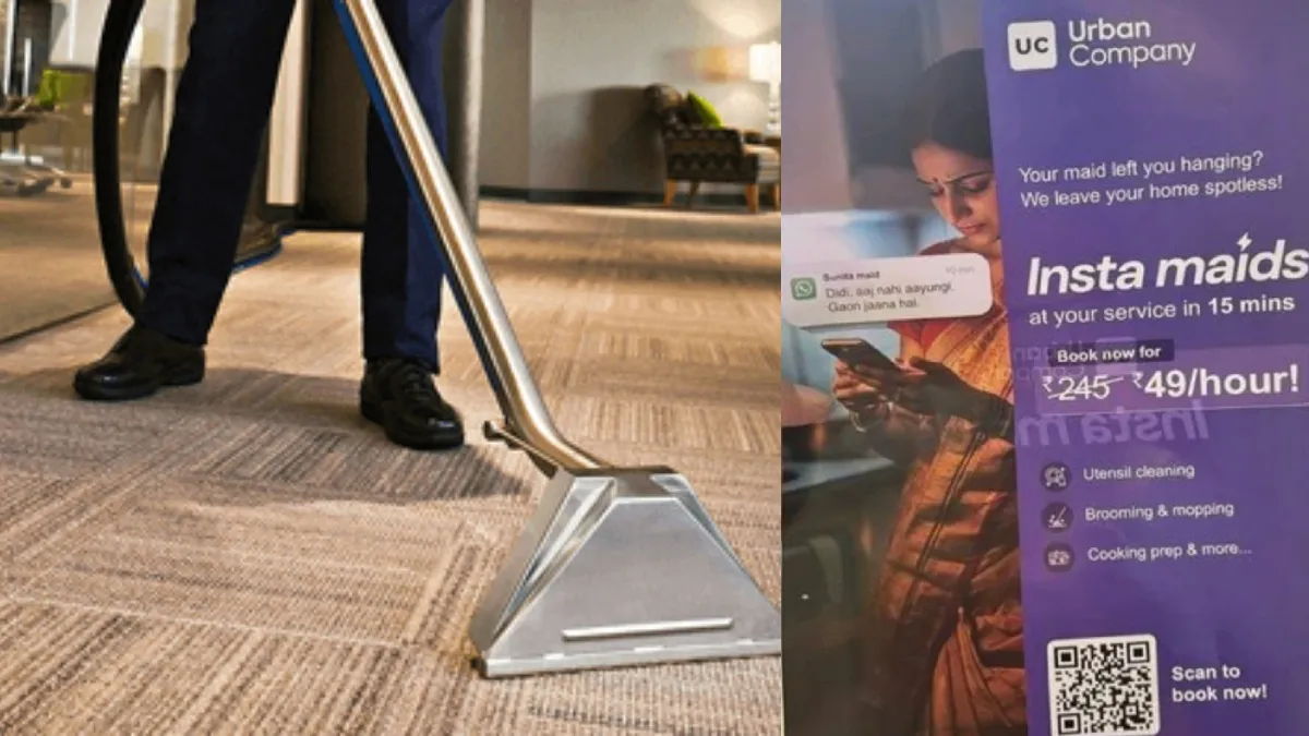 Urban Company Launches 15-Minute "Insta Maid" Service, Internet Reacts