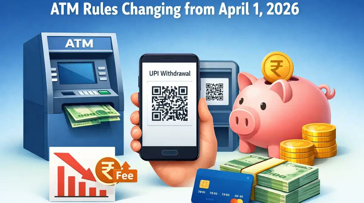 ATM rules changing from April 1, 2026: Check HDFC Bank, PNB and Bandhan Bank’s UPI, cash withdrawal limits, revised fees