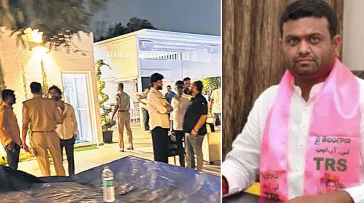 Former MLA Pilot Rohith Reddy found with cocaine during raid at Moinabad farmhouse