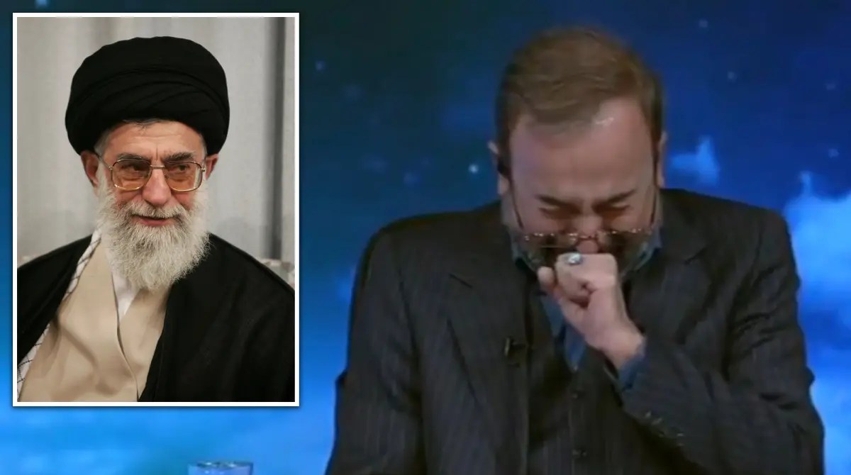 Iranian anchor sobs on state TV as he announces Khamenei killed in ‘criminal’ US-Israeli airstrikes
