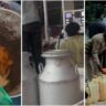Panic buying triggers long queues at fuel stations; videos show people hoarding petrol, diesel in cookers, milk cans and water tankers