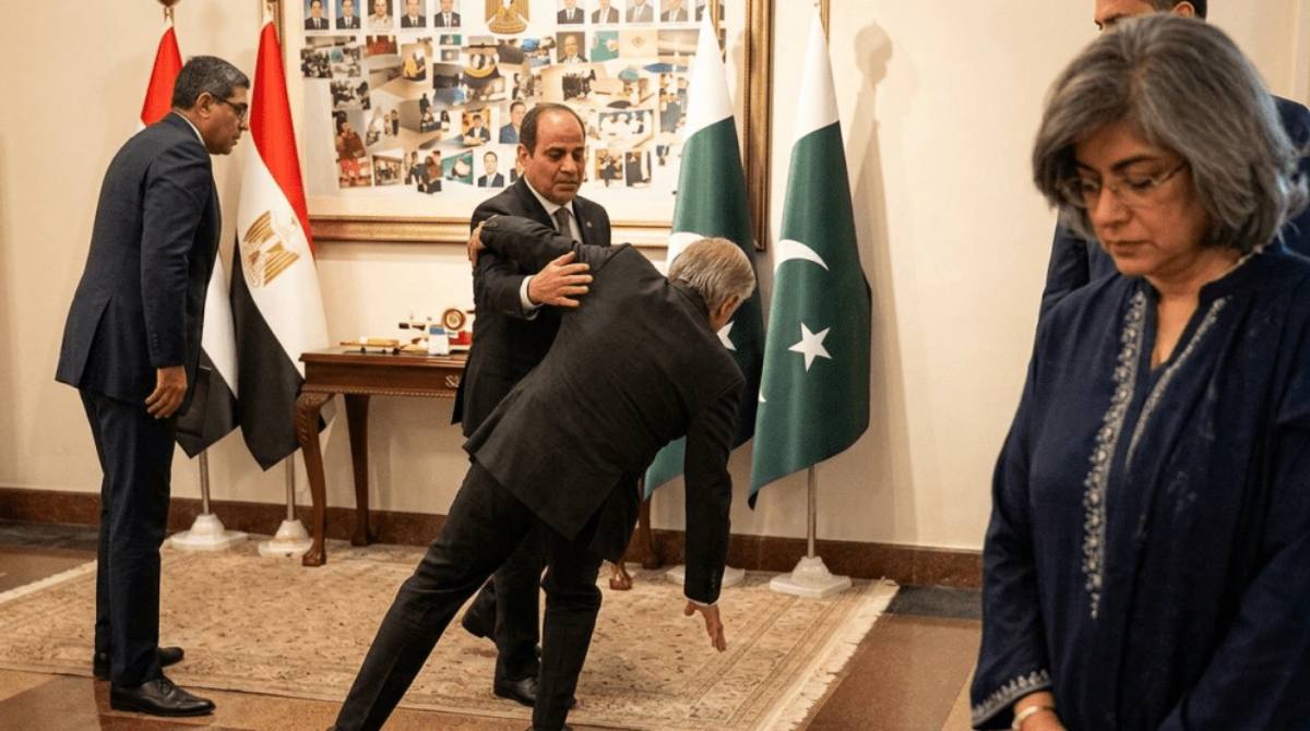 Video: Pakistan Deputy PM Ishaq Dar's Red Carpet Fall Goes Viral