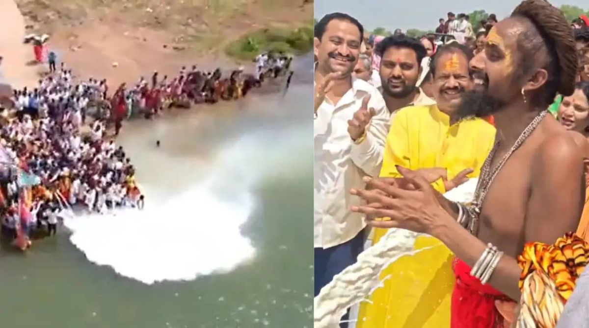 11,000 Litres Of Milk Poured In Narmada River, Sparks Faith vs Logic Debate