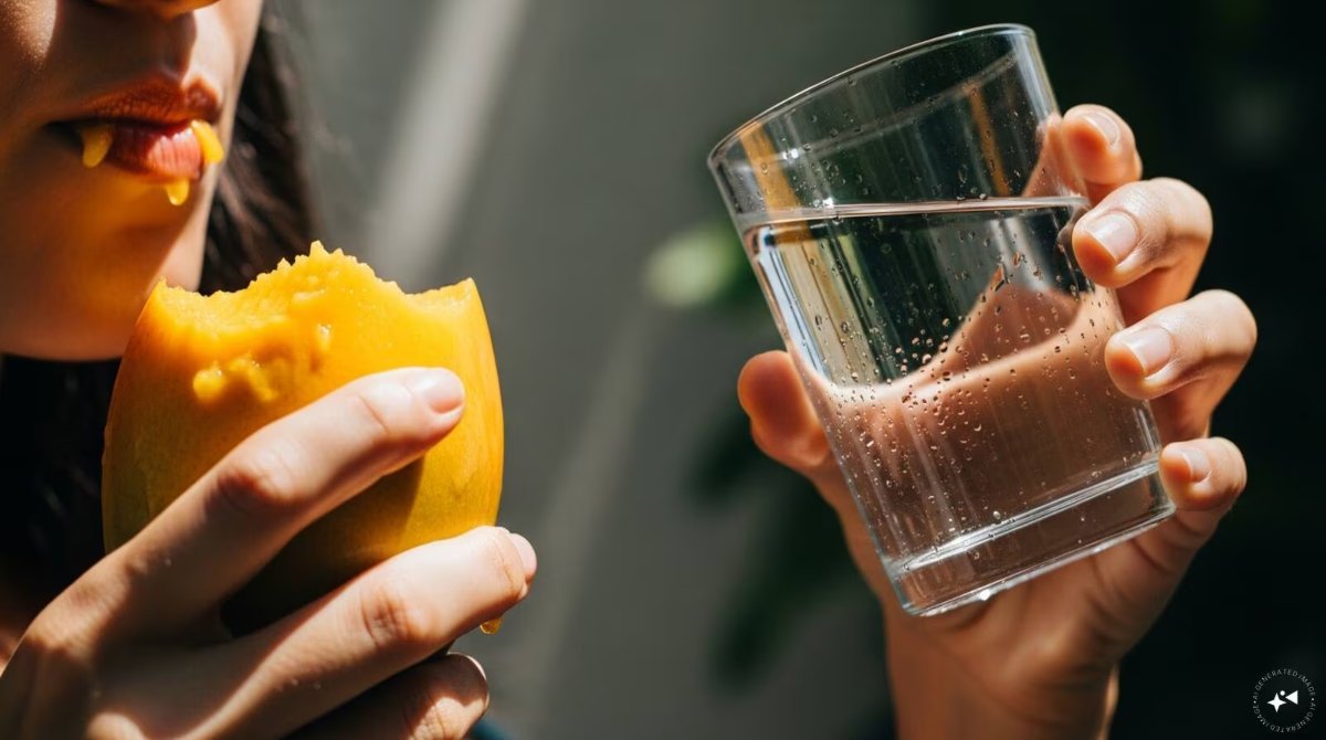 Don't Drink Water Right After Eating Mangoes