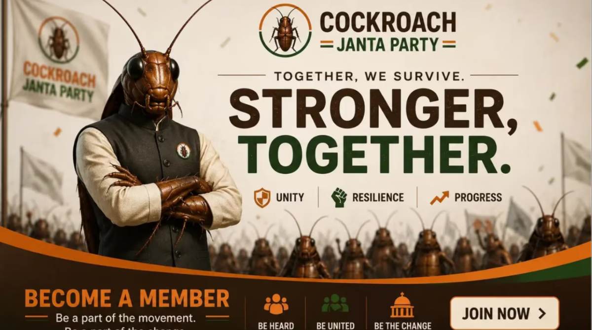 Millions follow India's viral 'cockroach' movement