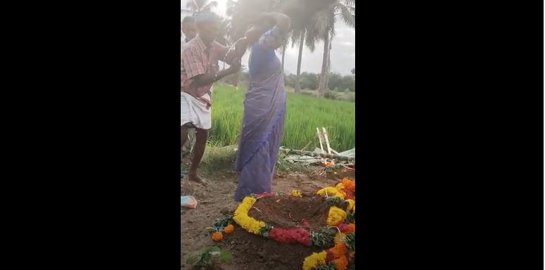 Daughter Performs Last Rites