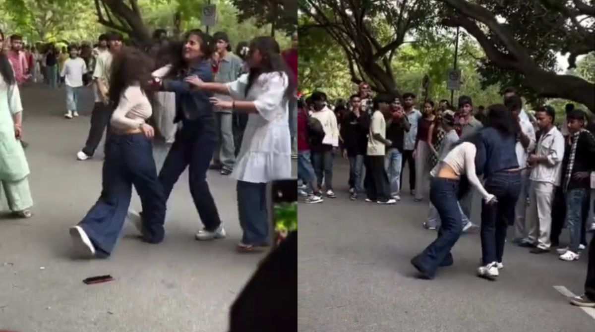 Video Viral: Two Young Women Fight in Public in Bengaluru