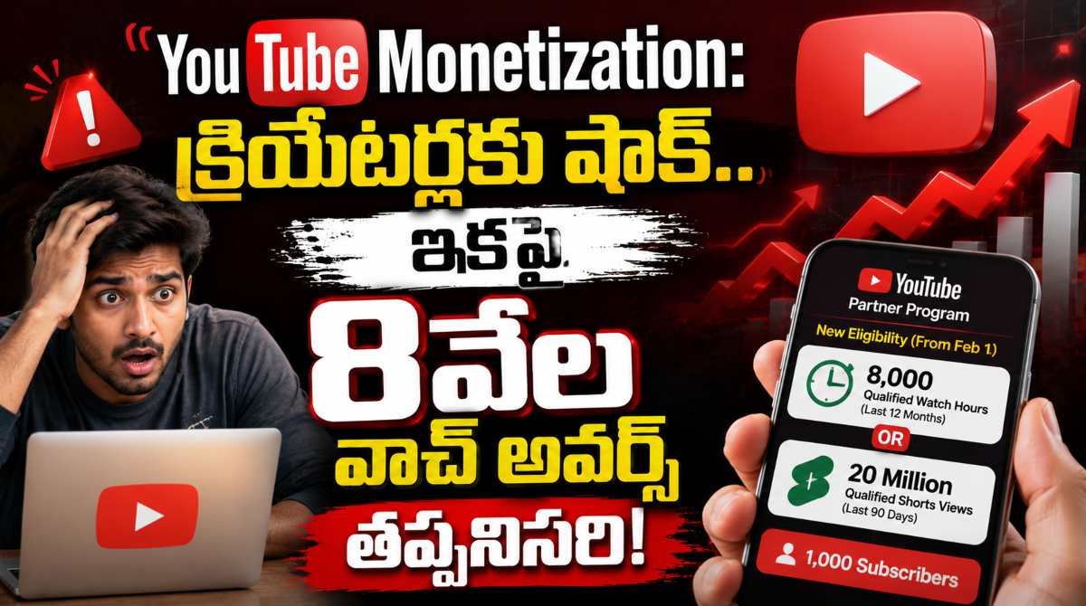 YouTube Monetization rules changed by Youtube